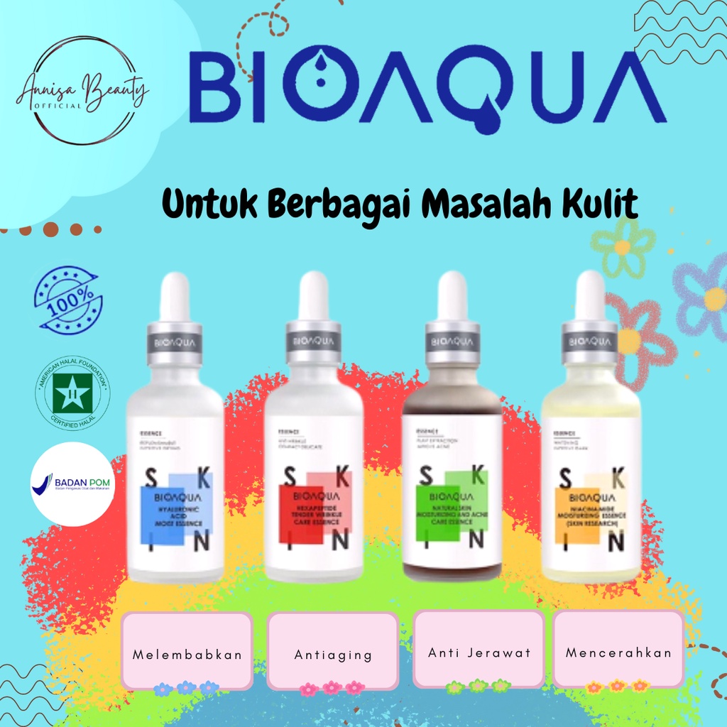 [BPOM][100% ORIGINAL]  BIOAQUA Serum Moisturizing Essence Serries Ukuran 30ml Dan 50ml