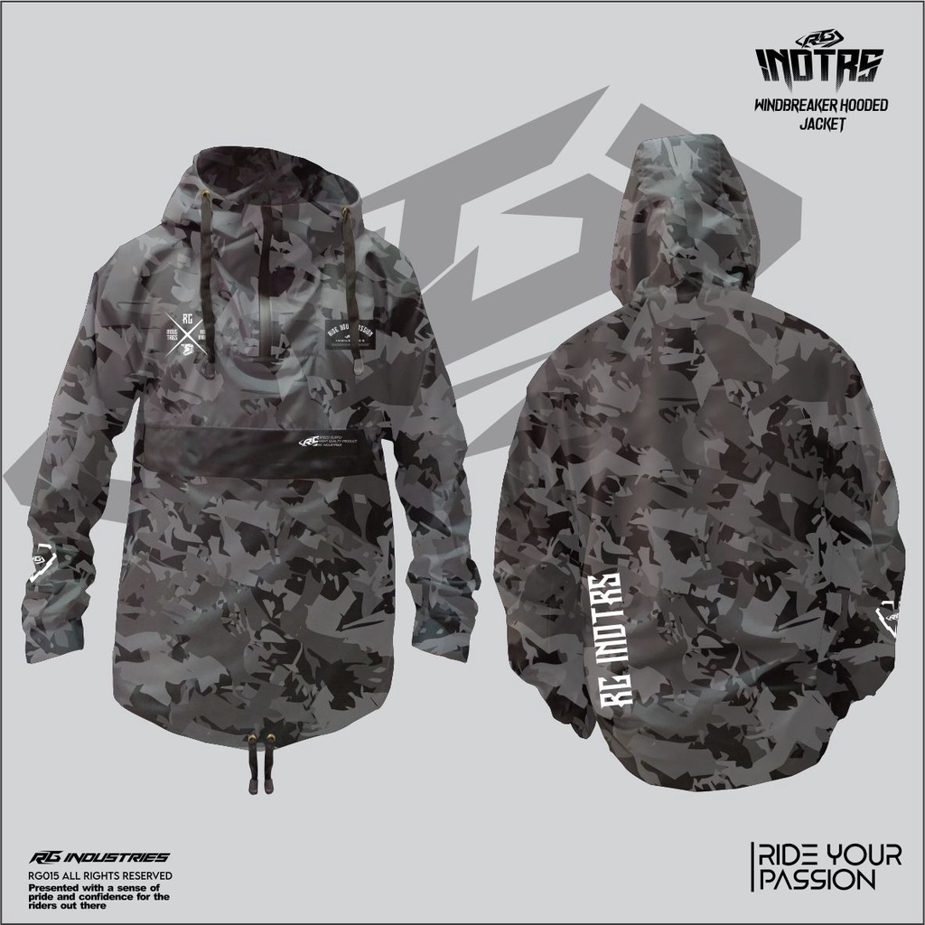 Rg Industries Jacket Big Pocket Jaket Cagaoule Pria | Original Rg Industries