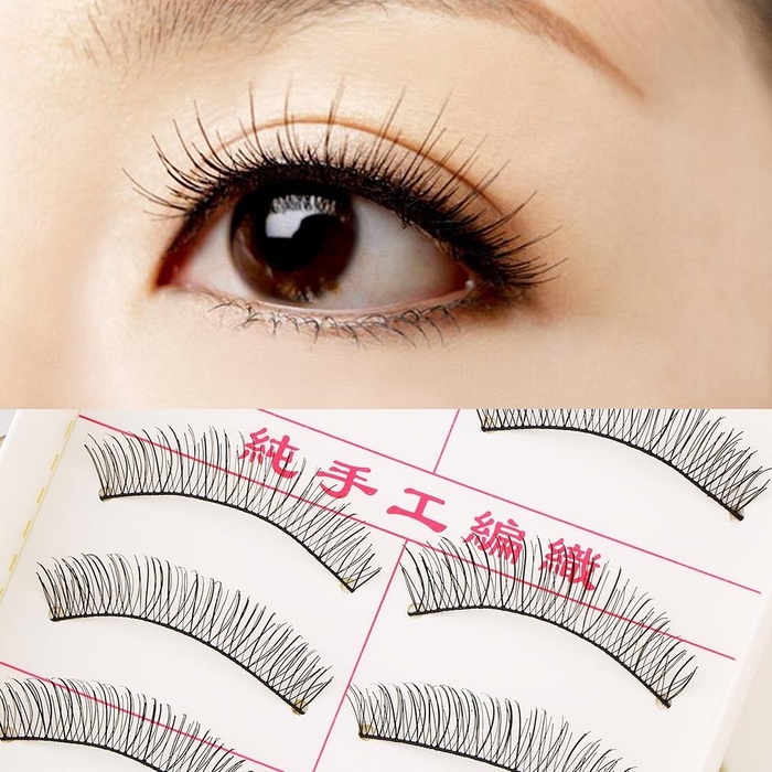 MI SHOPINN - Bulu Mata Plasu Natural Cindy 10 Pasang Tipis Ringan Halus Eyelashes Make Up Eyelash Ex