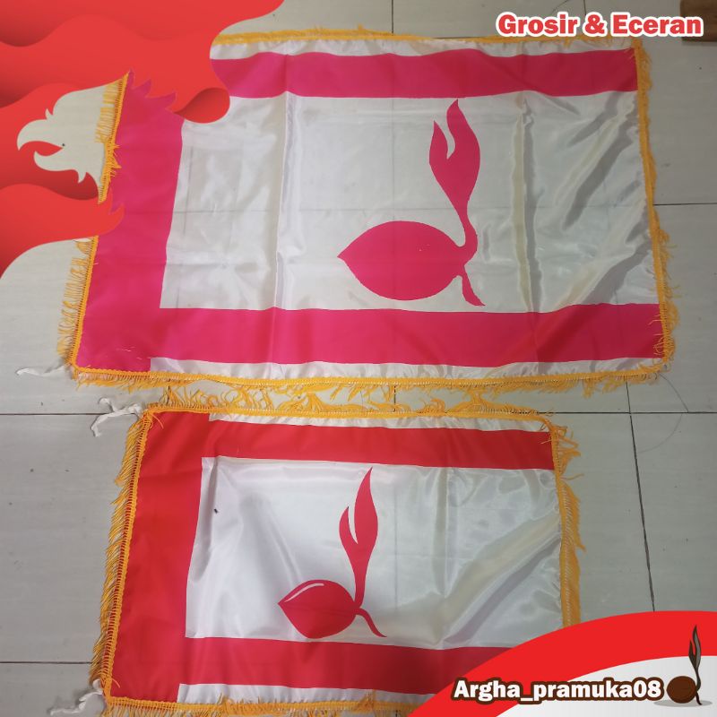 Bendera Pandu Tunas Full Rumbai Kecil