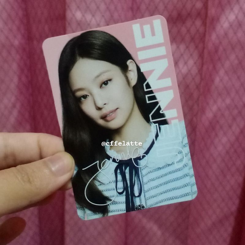 Blackpink x Oreo Jennie 07 Photocard PC Official