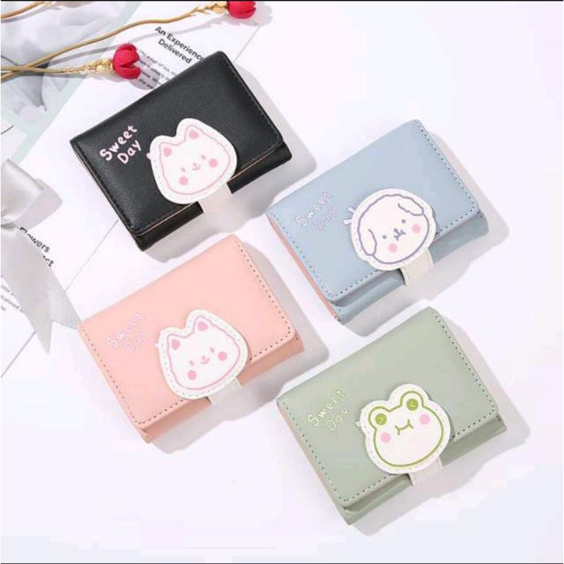 DW-10 Dompet Lipat Wanita Mini Sweet Day Import