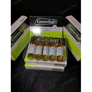 ₼ gerovital H3 ori 1000% 1 box @5 ampul ₵