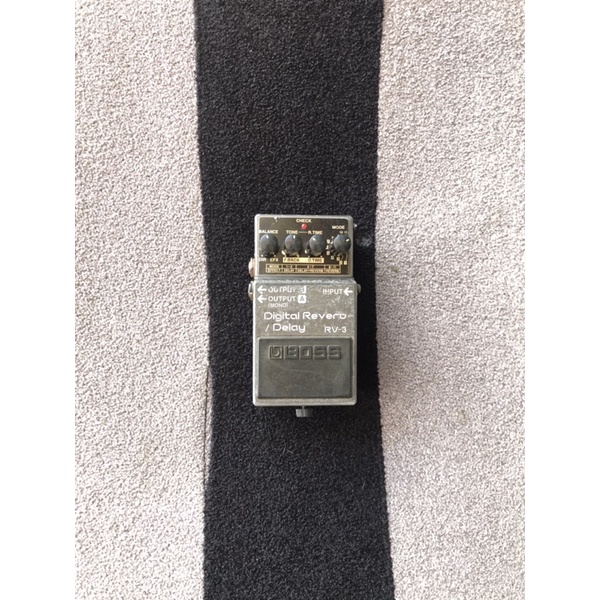 Boss rv3 digital reverb dan delay normal efek second bekas