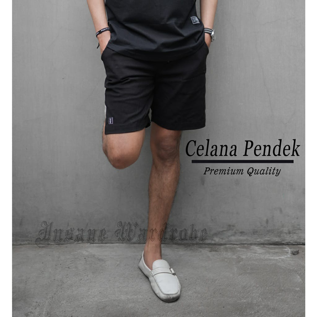 Celana Pendek Twill / Roger Boardshort boxer drill celana cowo atau pria - Insane Wardrobe
