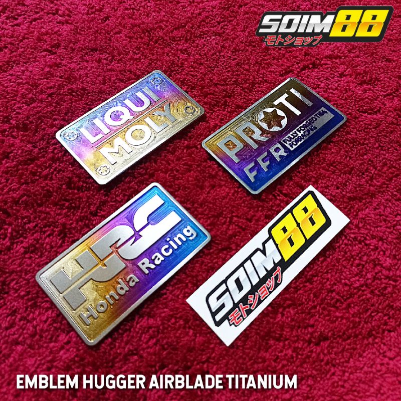 Emblem Hugger Airblade Titanium Vario/PCX CBU