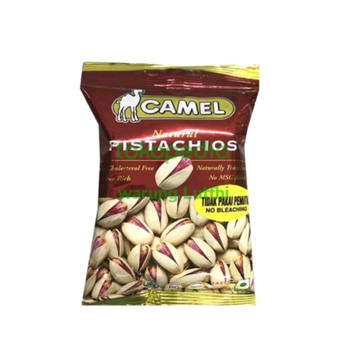 

CAMEL SALTED PISTACHIOS 40GR/PCS