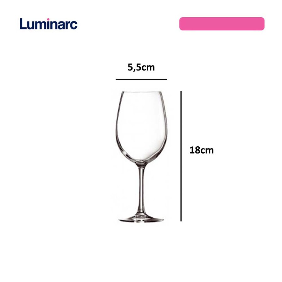 LUMINARC Gelas Wine Surloire Wine 25 CL