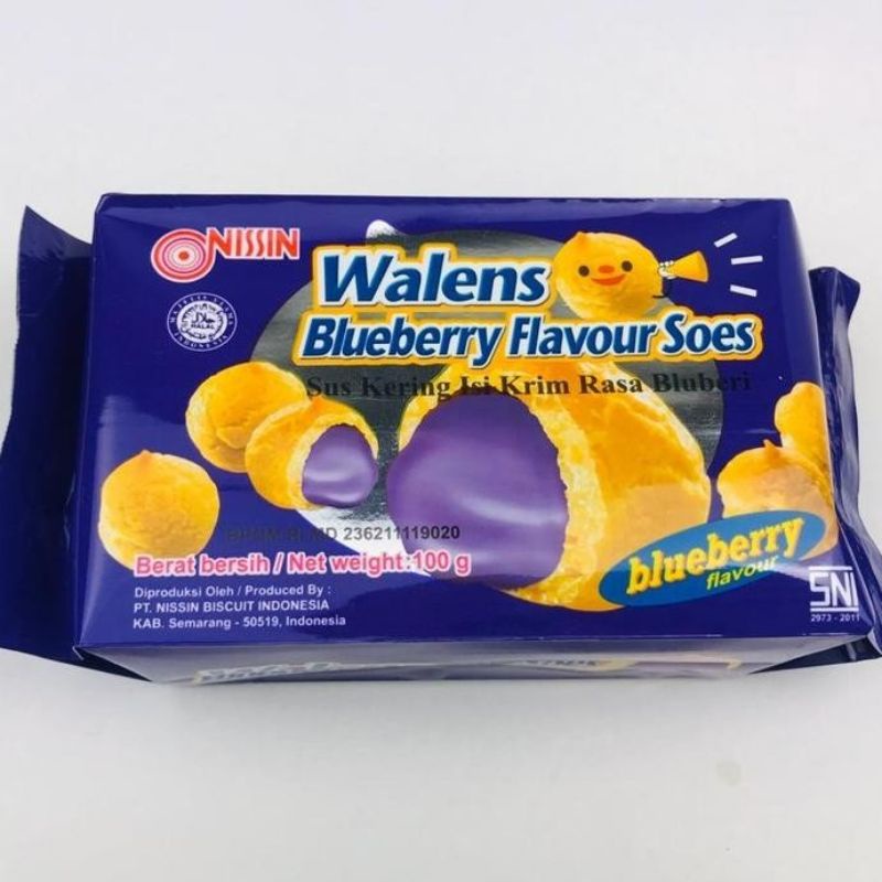 

NISSIN WALENS BLUEBERRY FLAVOUR SOES BISKUIT BERLAPIS SELAI BLUEBERRY KUE BISKUIT BLUBERI