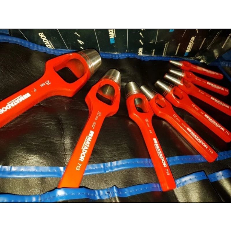 

MATADOR Hollow Punch Set 8 Pcs Made in Germany