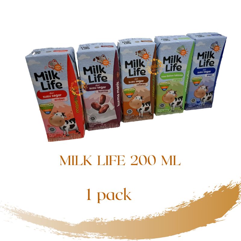 Susu Uht Milk Life 200 ml