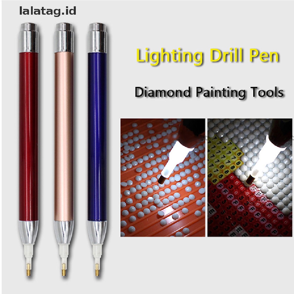 [lalatag] 1pc Alat Bordir Berlian Luminous Pen 5d Diamond Pager Cross Stitch Pen [ID]