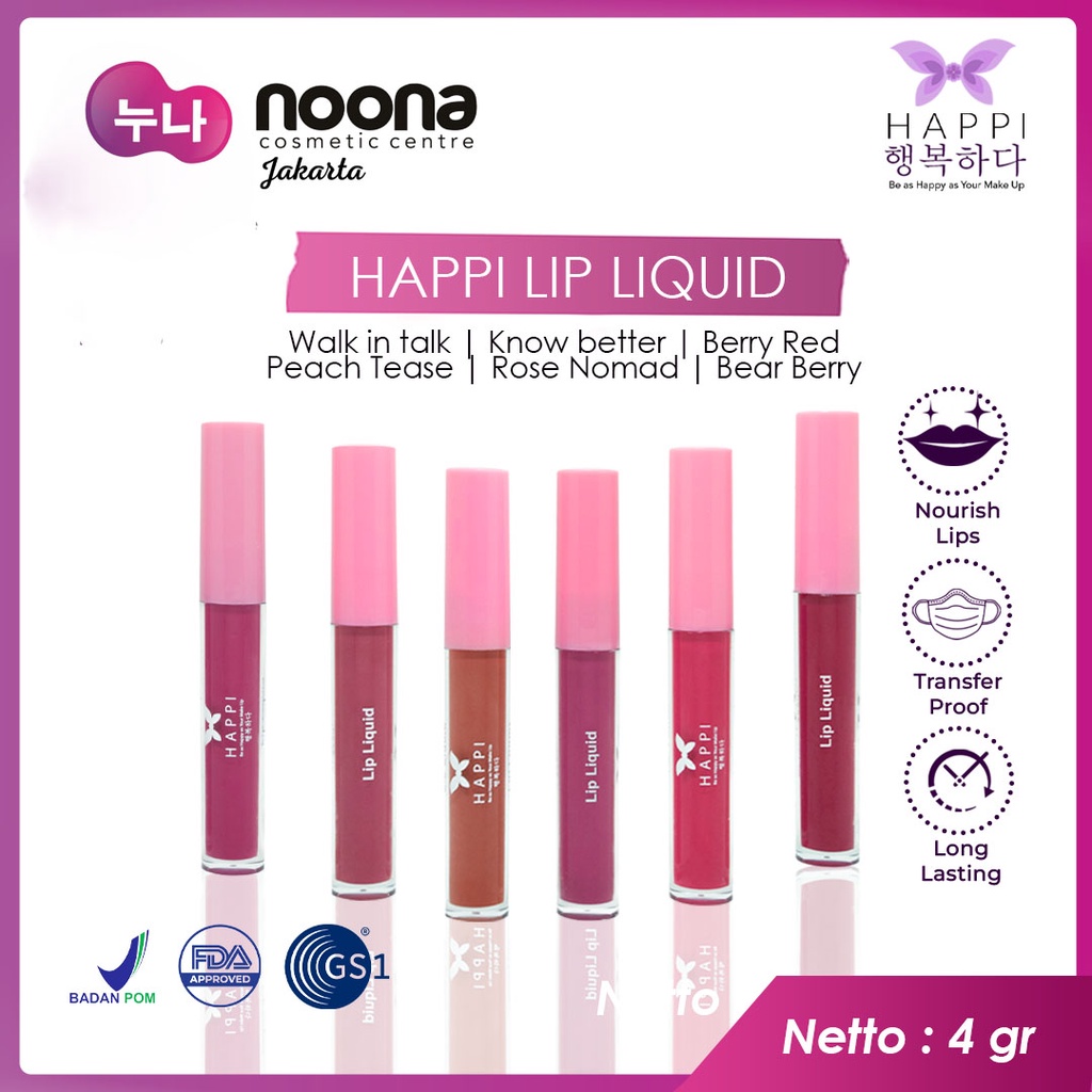HAPPI LIP LIQUID 4 GR -NJ