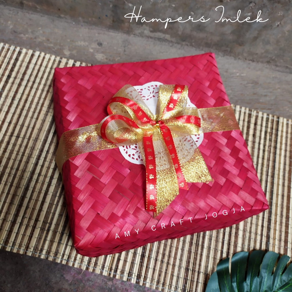 HAMPERS IMLEK | BESEK IMLEK ANEKA UKURAN BESEK UNIK BESEK HAMPERS BAMBU BESEK MAKANAN BESEK UNIK BES