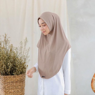 Jilbab Instan Non Pet / Bergo Hamidah Tanpa Ped / Hijab Bergo Polos Jersey