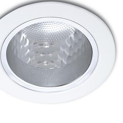 Terbaru | KI3 | Downlight Frame 4 inch Putih Silver / Fitting Lampu Plafon Tanam / Tempat Lampu Tana
