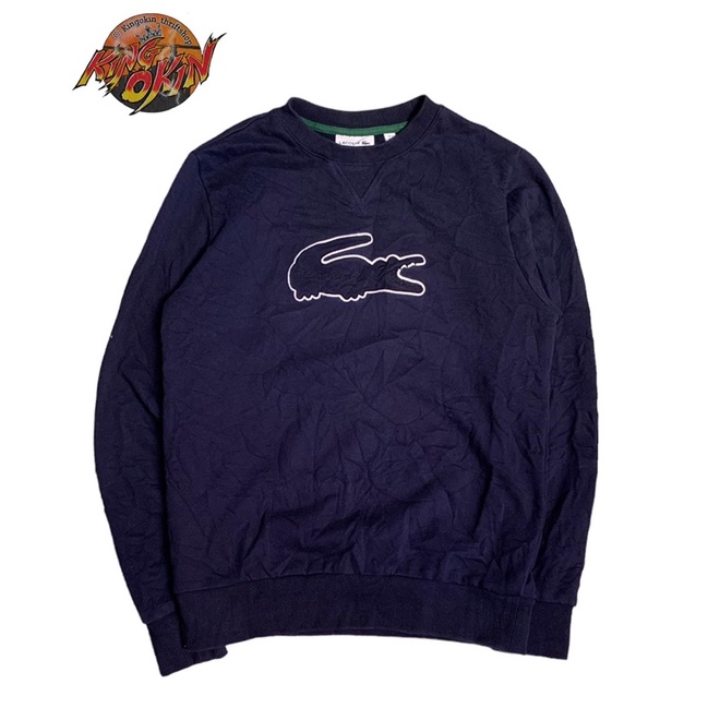 crewneck lacoste big logo second