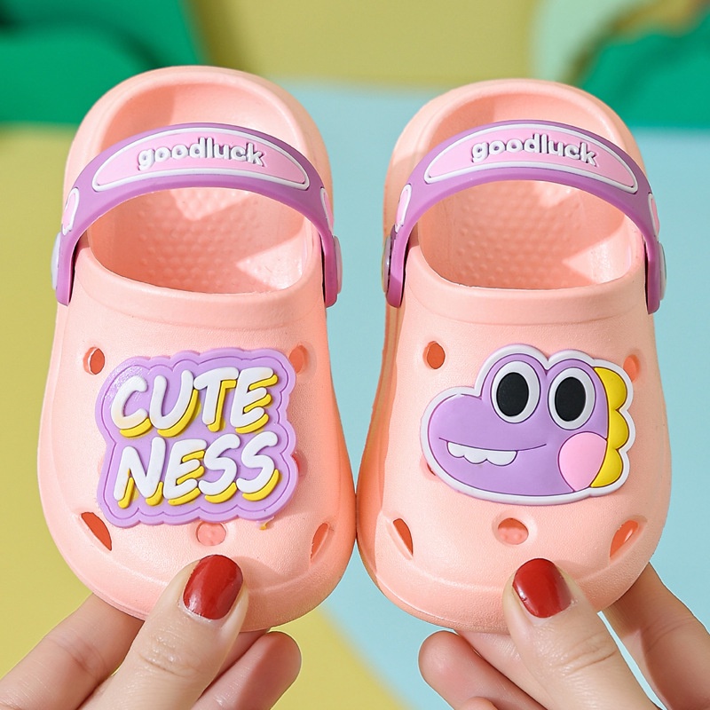 Sepatu Sendal Anak Buaya Cuteness Anak Laki Laki Anak Perempuan Unisex Sendal Karet Anti Slip Baim Kodok Crocs A688