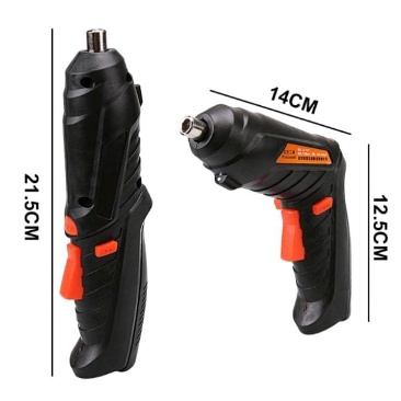 Mesin Bor Cordless Mini 47 Pcs Set 4.2 V / Screwdriver Batrai Obeng