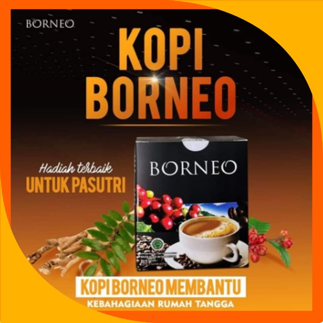 

Kopi Borneo Original Premium Blend Coffee 125gr Isi 5sc