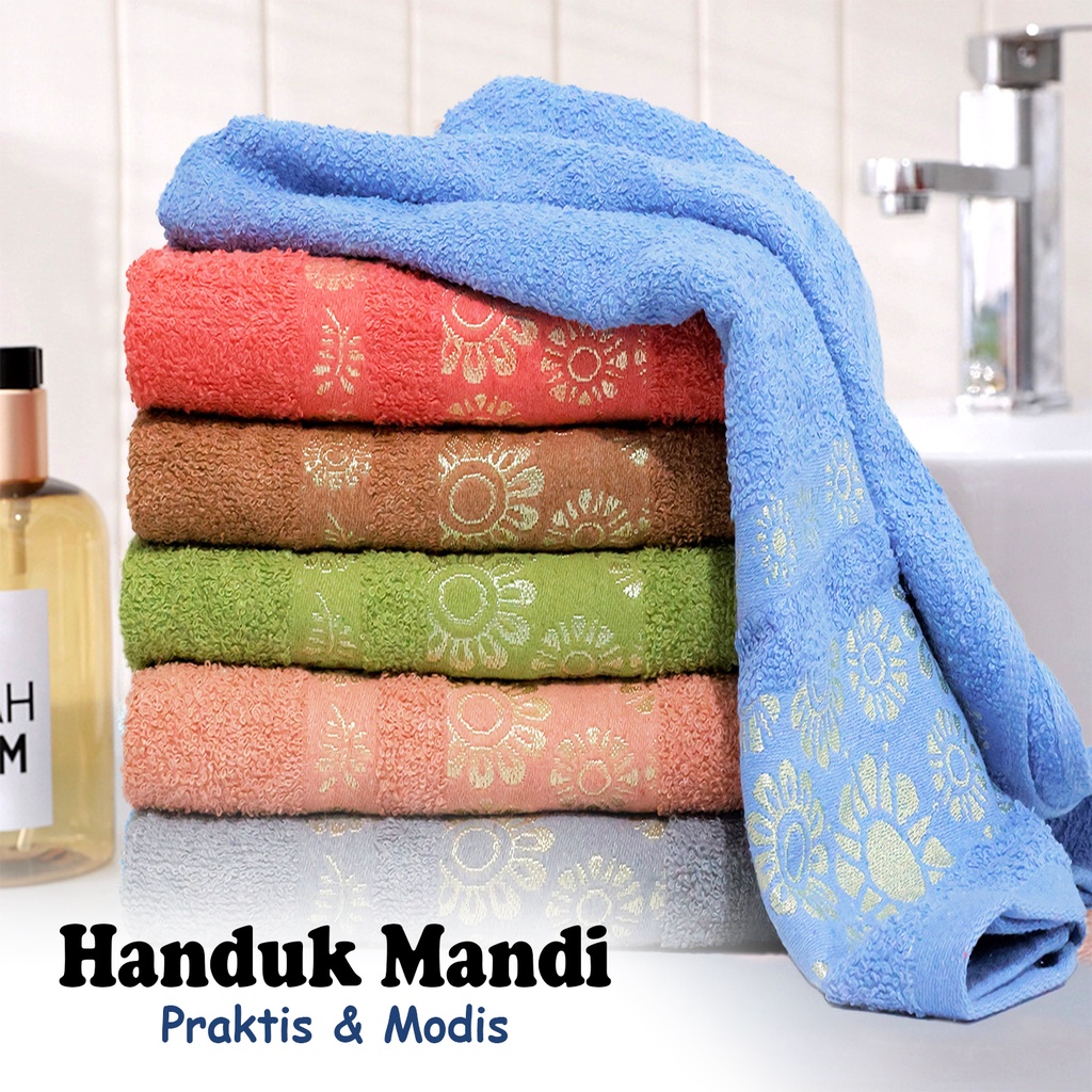 Luxury Party H41-C Handuk Mandi Dewasa Ukuran 50x100cm Handuk Mandi Murah Berkualitas-Handuk Mandi Premium