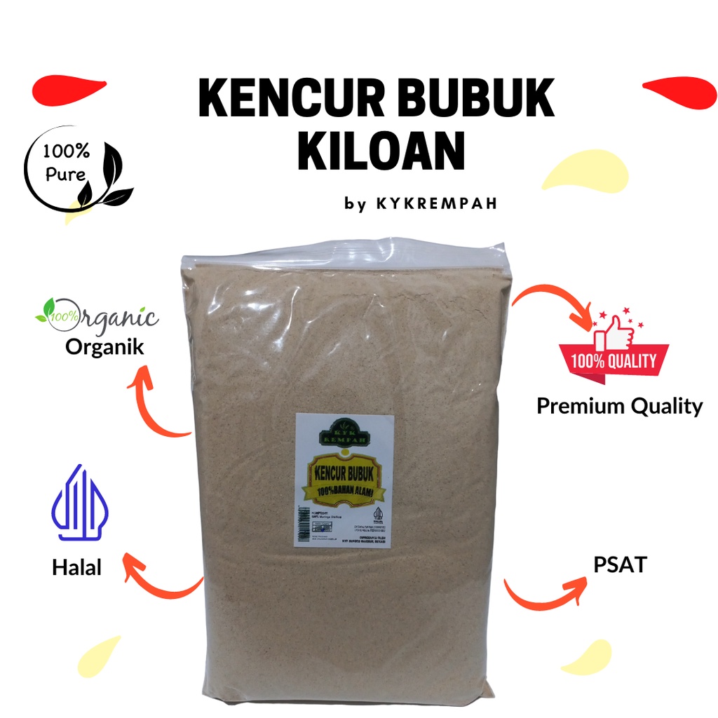 

Kencur Bubuk Murni [1 kg]
