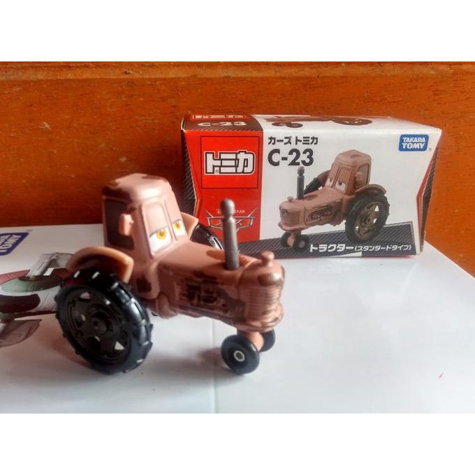 Tomica Cars C-23 Tractor Disney Pixar Diecast Miniatur Takara Tomy ori ---MURAH---