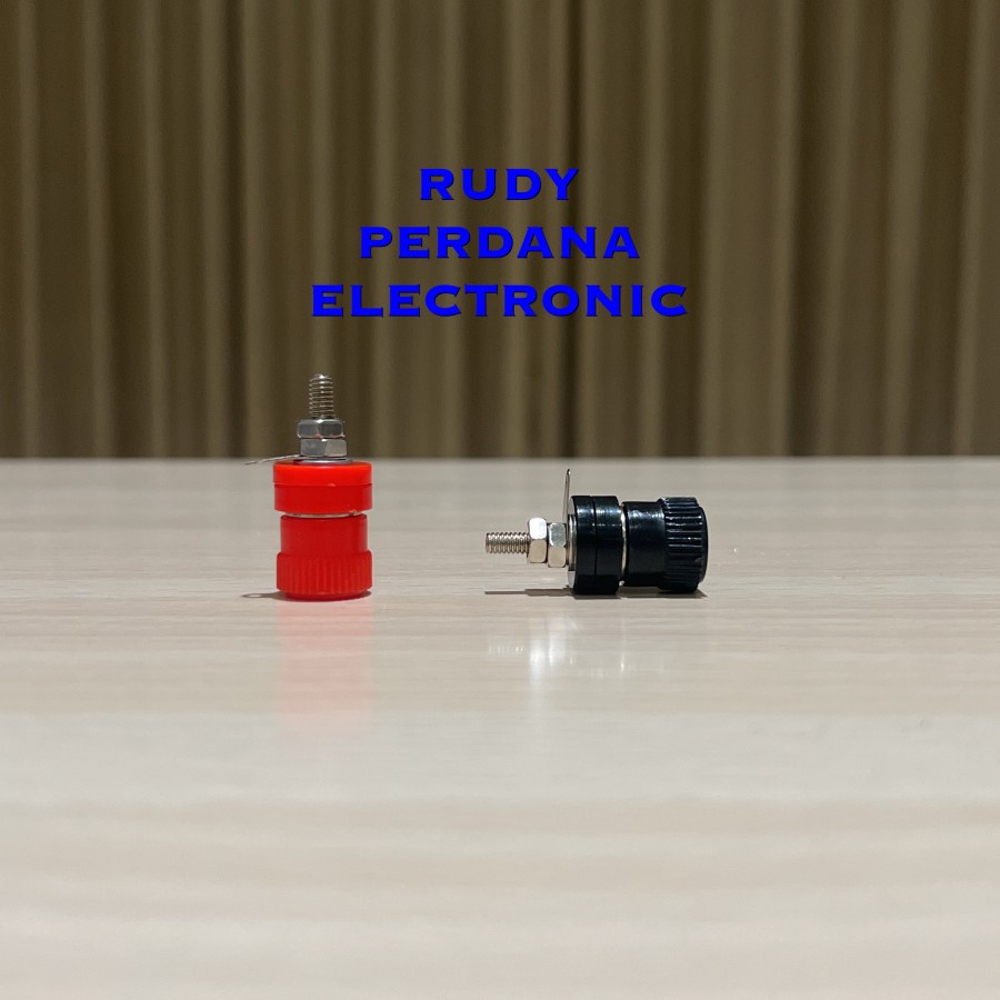 BINDING POST SOCKET SOKET BANANA FEMALE CEWEK M4 4MM 4 MM HS-303
