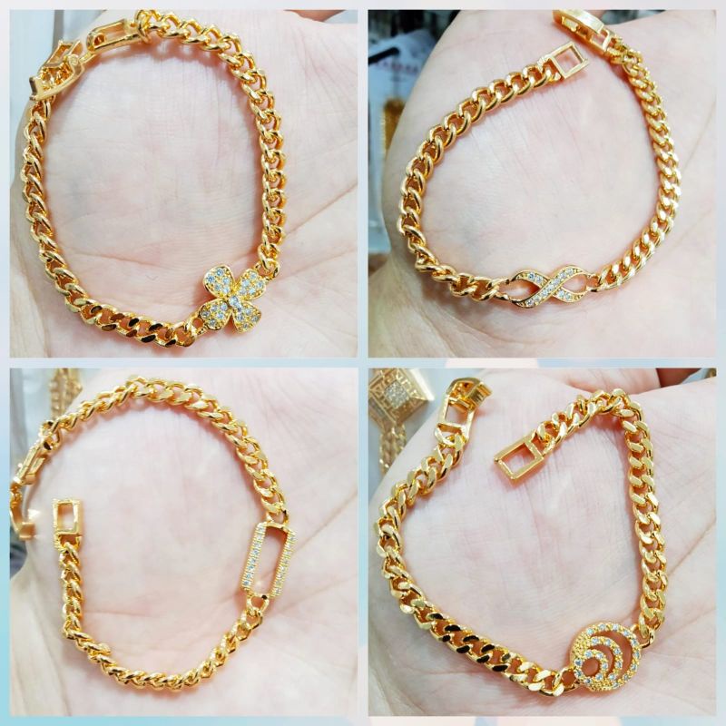 Gelang tangan anak xuping uk 15cm berlapis emas