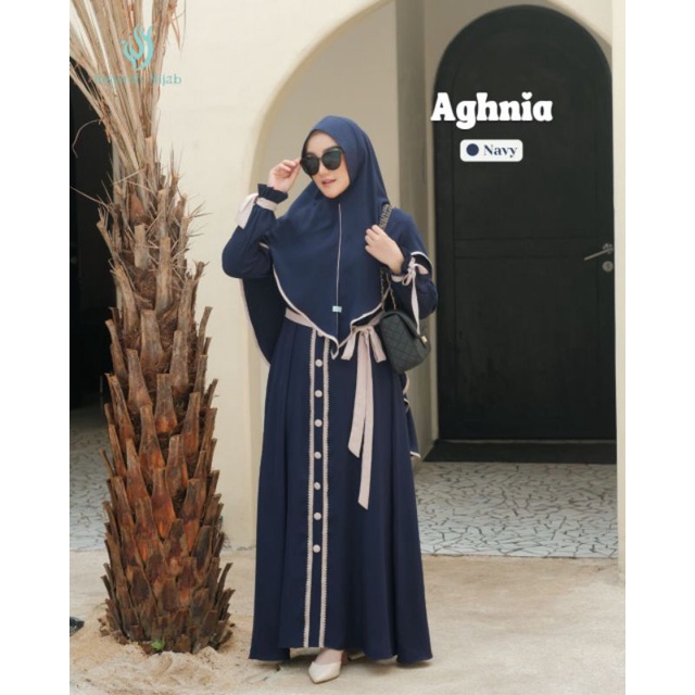 Gamis Set Khimar Aghnia Series By: Insyirah Hijab