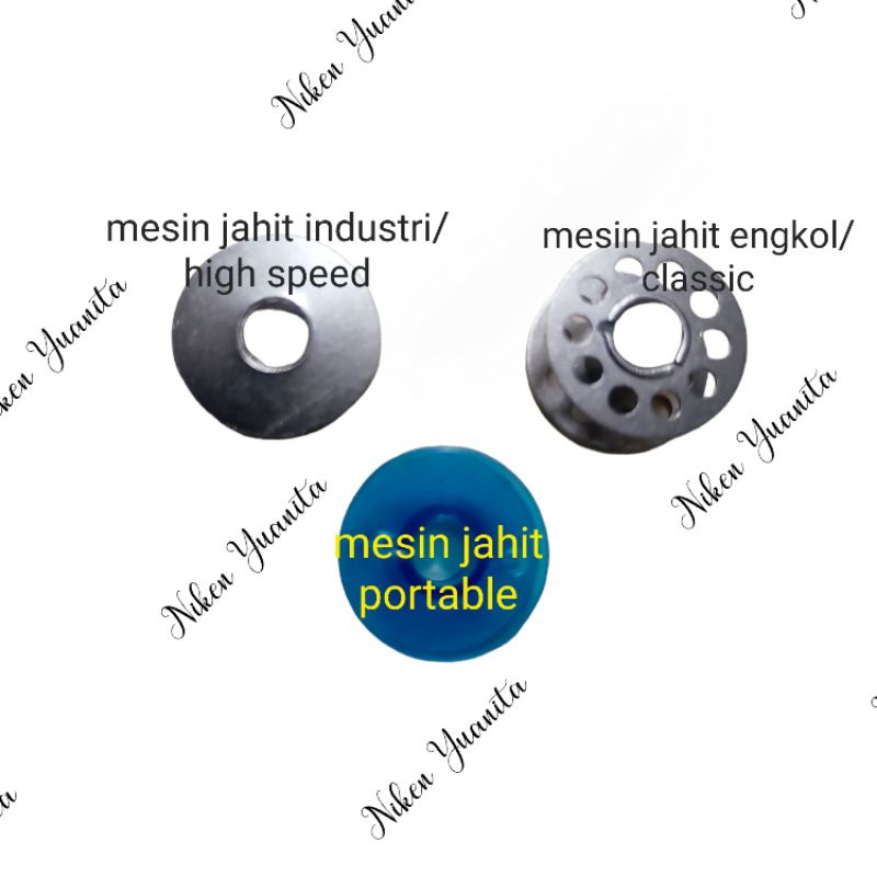 spul spool bobbin mesin jahit harga satuan