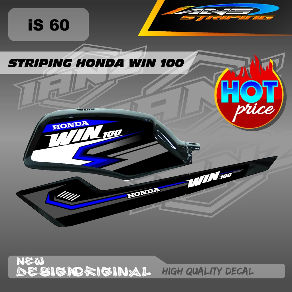 STRIPING LIST TANGKI WIN100 CUSTOM DECAL HOLOGRAM / NON HOLOGRAM IS60