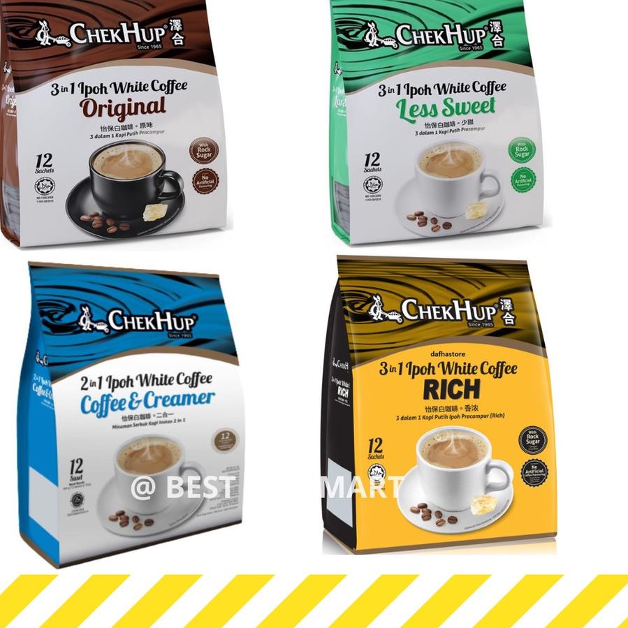 

❊ Chek Hup White Coffee / Ipoh Chek Hup - Less Sweet - No Added Sugar - Original - King ☑