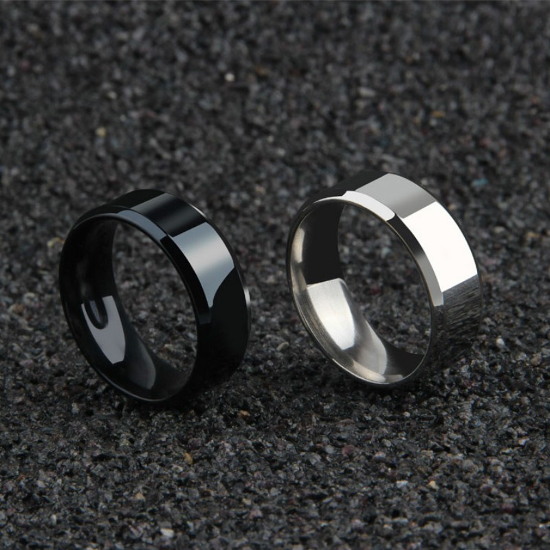 Cincin Titanium / Cincin Titanium Pria Wanita Anti Karat / Cincin Laki Laki Keren TOP Quality Warna 