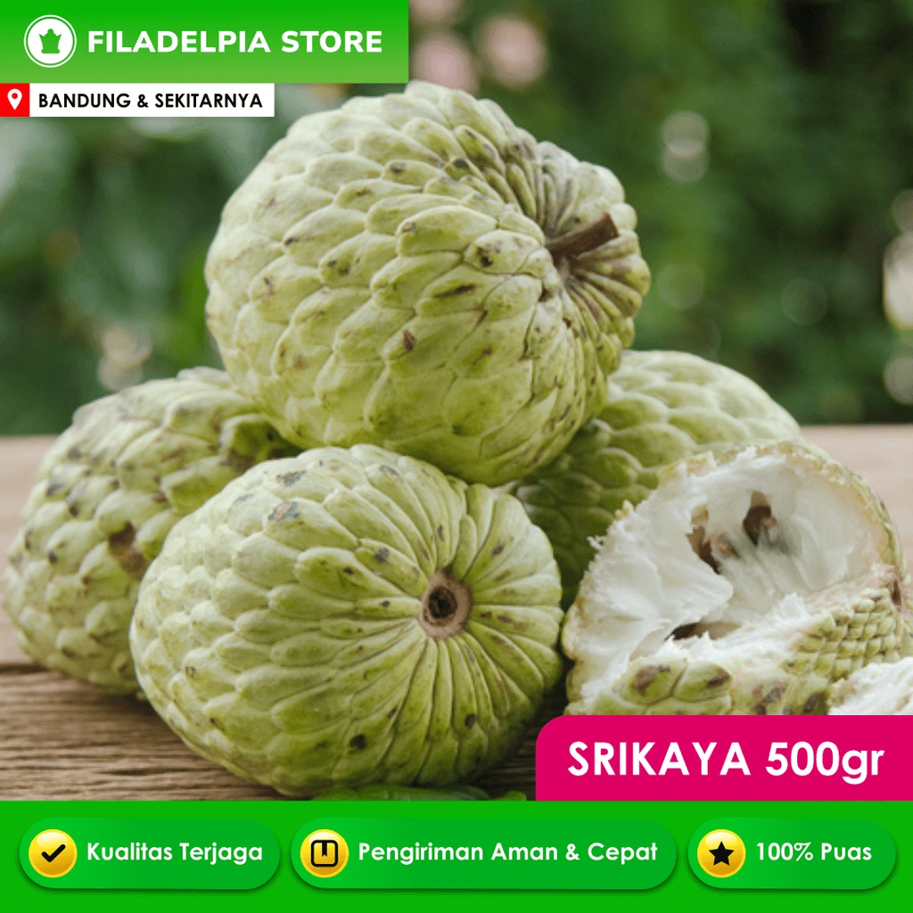 Srikaya 500gr / 1kg Buah Murah Promo Bandung
