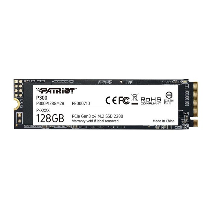 SSD Patriot P300 M.2 2280 PCIe Gen3x4 128 GB