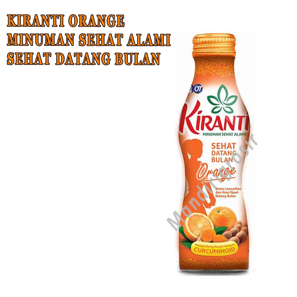 Minuman Sehat Alami * Kiranti * Minuman Sehat Datang bulan * Orange