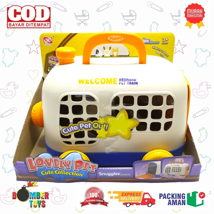 MAINAN ANAK LOVELY PET CUTE MOBIL AKSI ANAK BERMAIN BELAJAR KADO UNIK