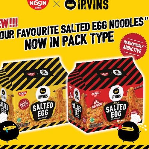 

SBO9-1✸H Nissin Irvins Noodle salted egg/spicy eceran 113 gram (1 pcs) 487