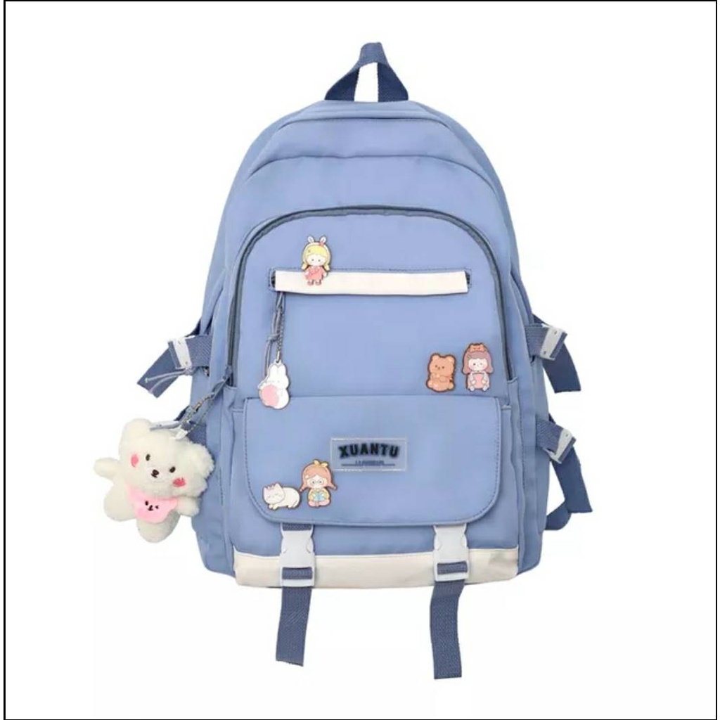 Tas Ransel Wanita XUANYU Terbaru Tas Ransel Anak Sekolah Fashion Import TT007