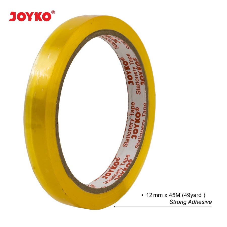 

Isolasi Selotip Stationery Tape Joyko STT-31-R12 / 12 mm / 1/2 Inch x 45 M