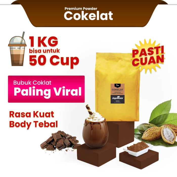 

1 KG JAGORISTA - CHOCO CARAMEL - PREMIUM BUBBLE DRINK POWDER