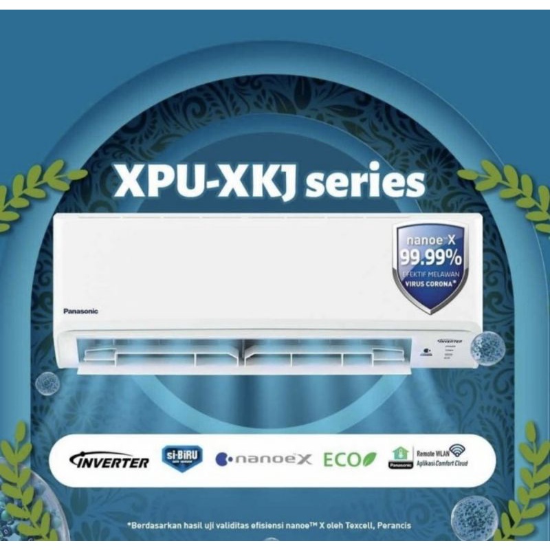 AC PANASONIC 1PK DELUXE INVERTER XPU9XKJ