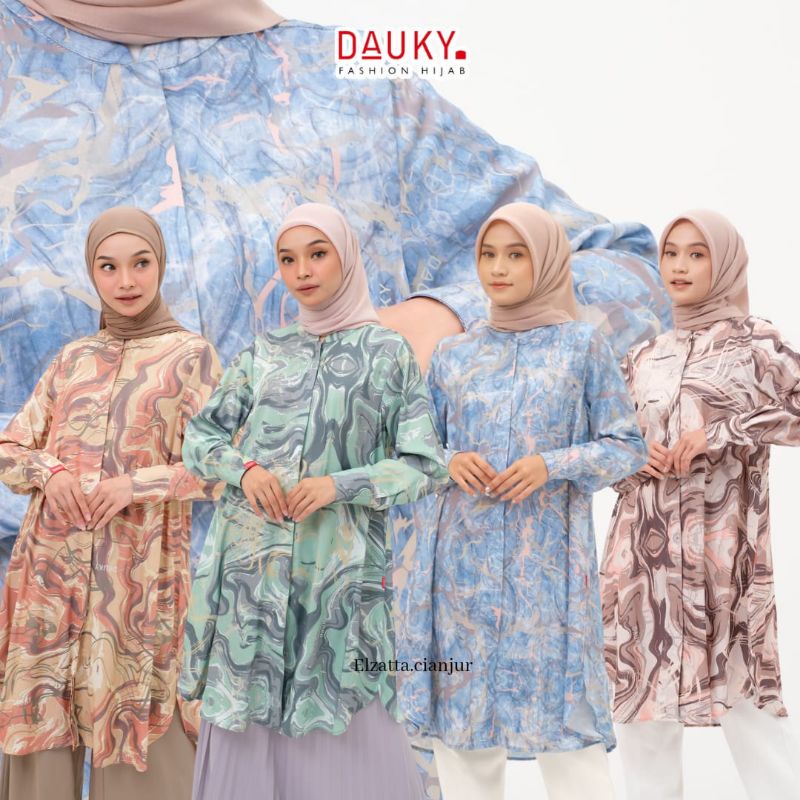 ELZATTA DAUKY TUNIK ELZATTA DAUKY L TUNIC MARBLE  ELZATA ATASAN ELZATTA TERBARU TUNIC ELZATTA DISKON