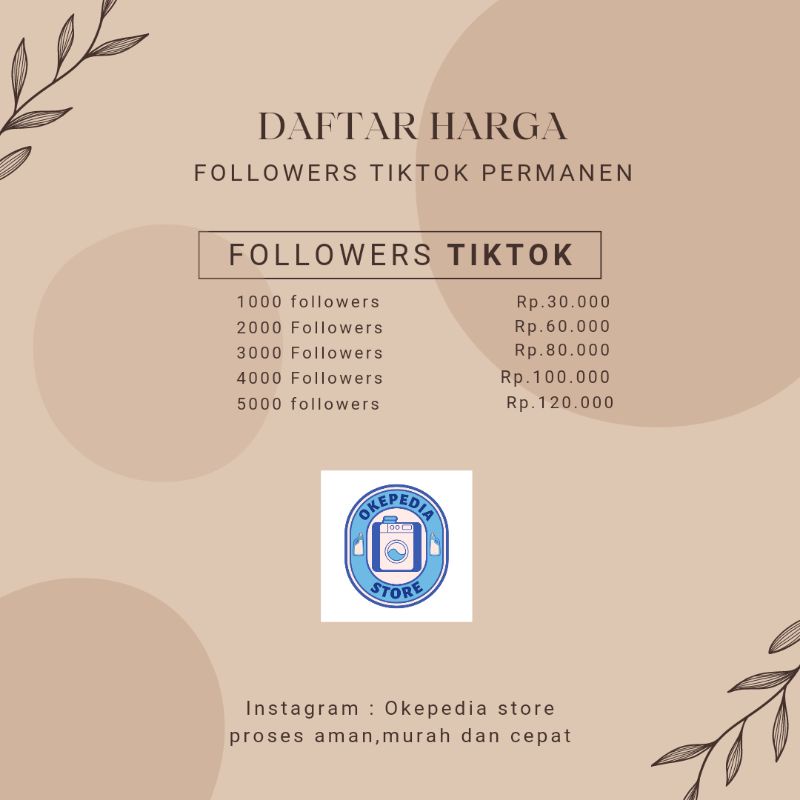 FOLLOWERS TIKTOK PERMANEN