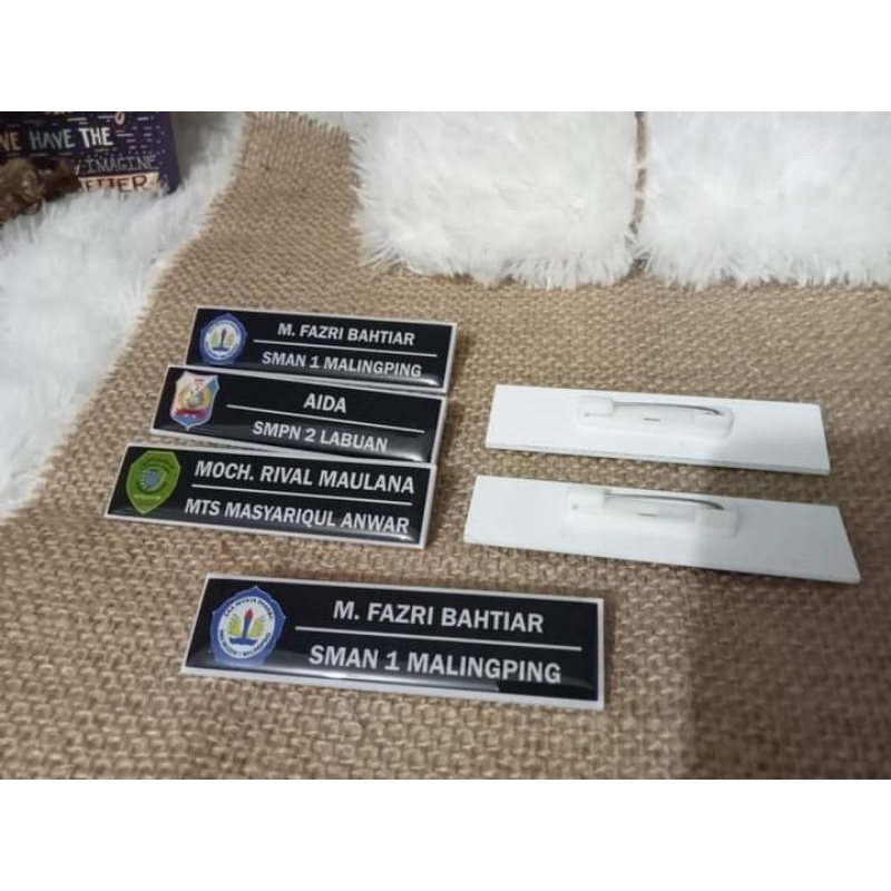 

Name Tag / Nama Dada Custom BESOK KIRIM