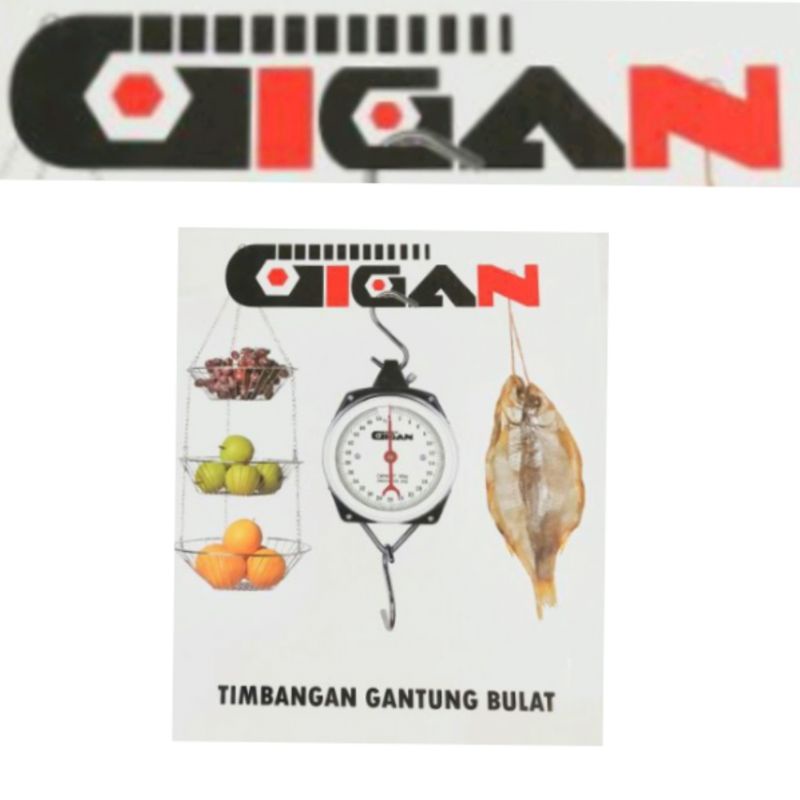 timbangan gantung bulat heavy duty body besi gigan best quality