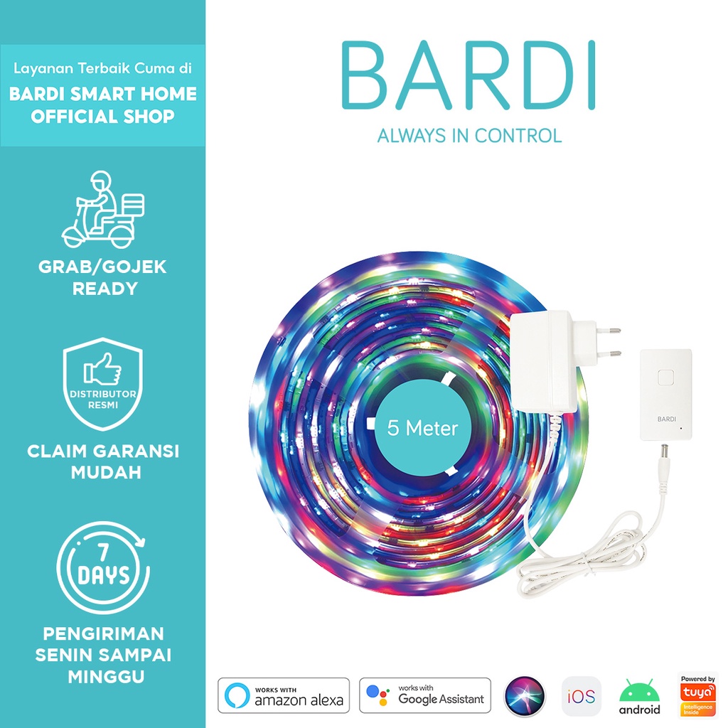 BARDI LED Flowing Strip 5M with Adaptor
