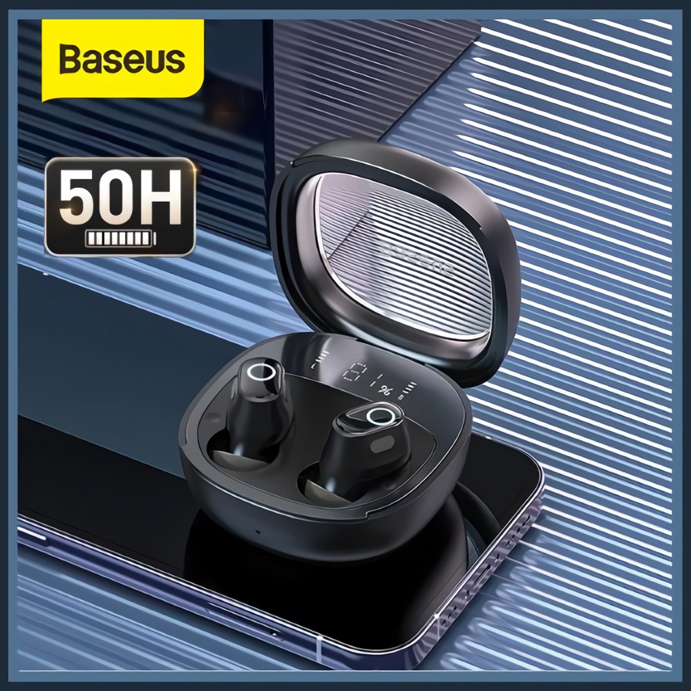 BASEUS WM02 PLUS TWS HEADSET BLUETOOTH EARPHONE MINI EARBUDS HANDSFREE