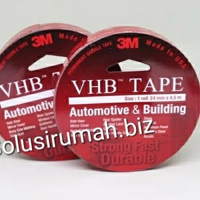 Double Tape 3M VHB Isolasi Ukuran 24mm 4,5m perekat 3M Lem 3M - tebal 1.1mm